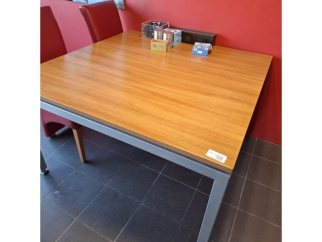 Kantinetafel met 6x stoel - afbeelding 3 van  7