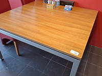 Kantinetafel met 6x stoel - afbeelding 3 van  7
