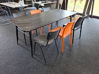 Kantinetafel met 6x stoel - afbeelding 2 van  3