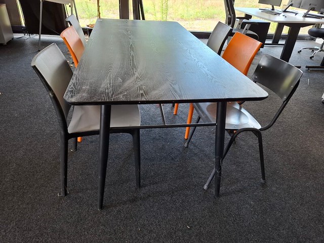 Kantinetafel met 6x stoel - afbeelding 3 van  3