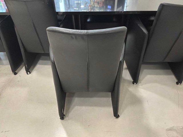 Kantinetafel met 8 verrijdbare stoelen - afbeelding 4 van  4