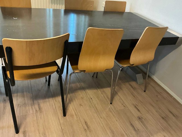 Kantinetafel met 9 stoelen - afbeelding 10 van  11