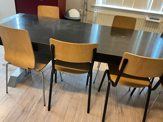 Kantinetafel met 9 stoelen - afbeelding 11 van  11