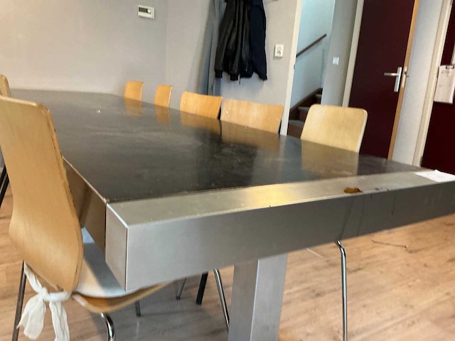 Kantinetafel met 9 stoelen - afbeelding 5 van  11
