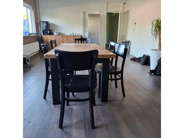 Kantinetafel met 9x diverse stoel - afbeelding 2 van  8
