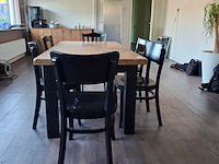 Kantinetafel met 9x diverse stoel - afbeelding 2 van  8