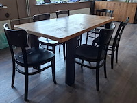 Kantinetafel met 9x diverse stoel - afbeelding 3 van  8