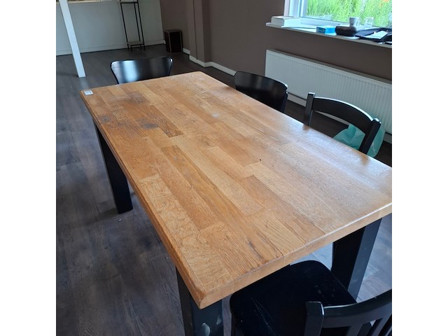 Kantinetafel met 9x diverse stoel - afbeelding 5 van  8
