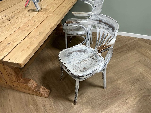 Kantinetafel met stoelen (2x) - afbeelding 4 van  6