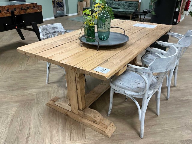 Kantinetafel met stoelen (2x) - afbeelding 2 van  7