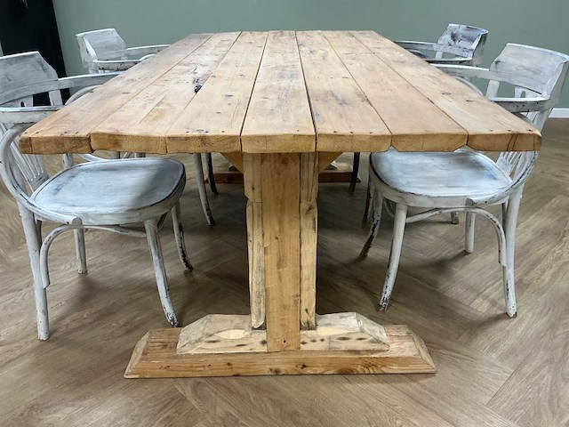 Kantinetafel met stoelen (2x) - afbeelding 5 van  7