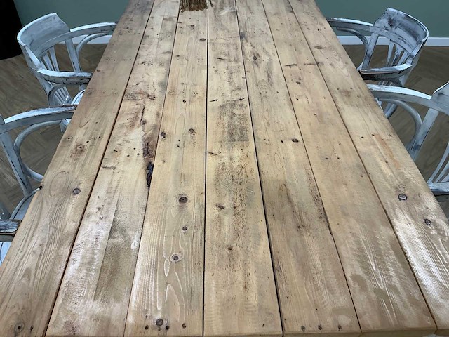 Kantinetafel met stoelen (2x) - afbeelding 6 van  7