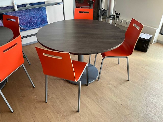 Kantinetafel met stoelen (2x) - afbeelding 3 van  3