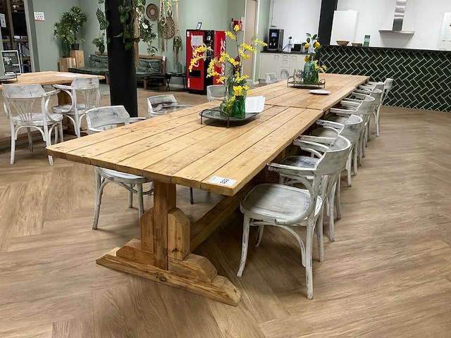 Kantinetafel met stoelen (3x) - afbeelding 1 van  6
