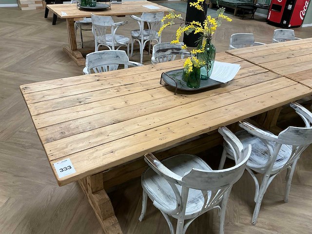 Kantinetafel met stoelen (3x) - afbeelding 2 van  6
