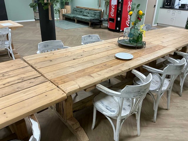 Kantinetafel met stoelen (3x) - afbeelding 3 van  6