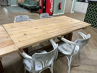 Kantinetafel met stoelen (3x) - afbeelding 4 van  6
