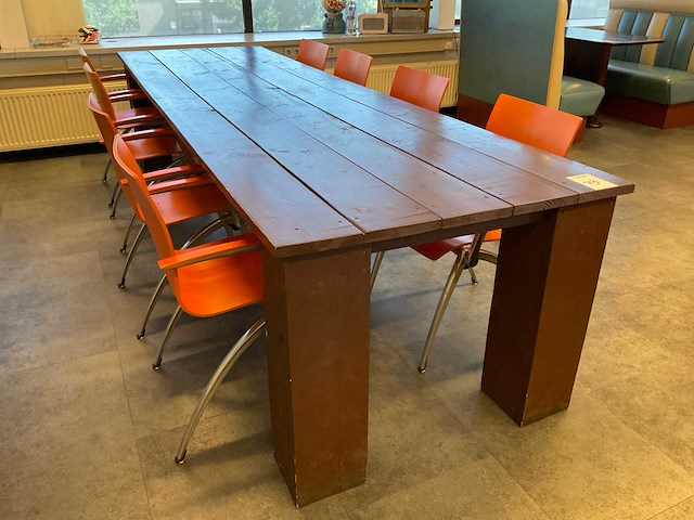 Kantinetafel met stoelen - afbeelding 2 van  6
