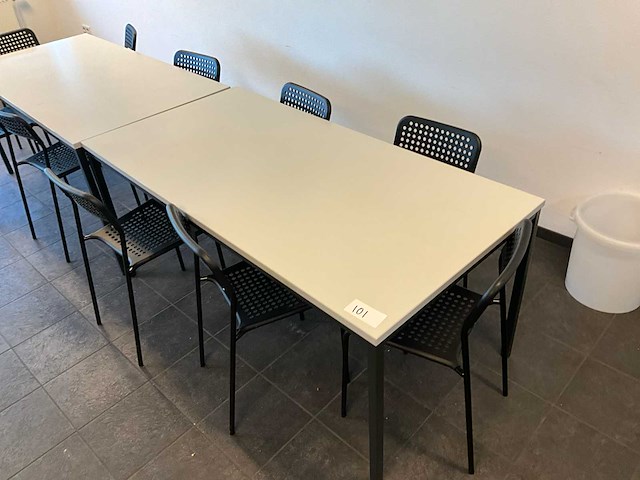Kantinetafel plus stoelen (2x) - afbeelding 2 van  4