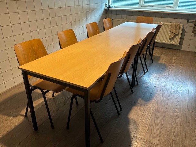 Kantinetafel / stoelen - afbeelding 1 van  5