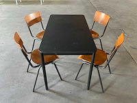 Kantinetafel + stoelen - afbeelding 2 van  4