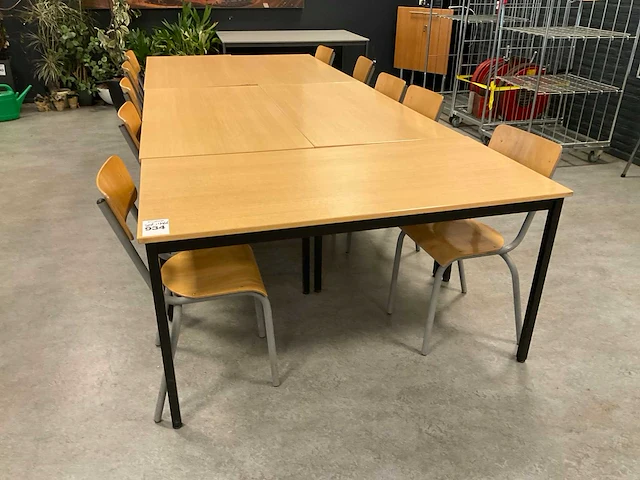Kantinetafels met stoelen - afbeelding 1 van  12