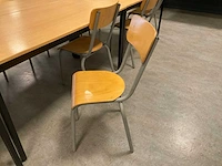 Kantinetafels met stoelen - afbeelding 2 van  12
