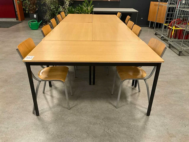 Kantinetafels met stoelen - afbeelding 5 van  12