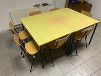 Kantinetafels, opbergkastje & whiteboard - afbeelding 1 van  4