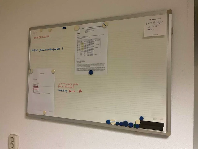 Kantinetafels, opbergkastje & whiteboard - afbeelding 4 van  4