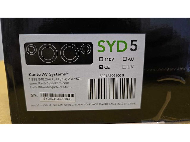 Kanto - syd 5 - speaker (4x) - afbeelding 2 van  16