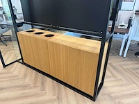 Kantoor roomdivider 188x45x200 cm - afbeelding 2 van  15