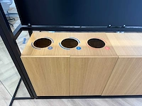 Kantoor roomdivider 188x45x200 cm - afbeelding 3 van  15