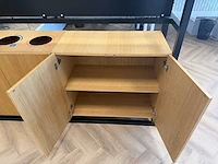 Kantoor roomdivider 188x45x200 cm - afbeelding 5 van  15