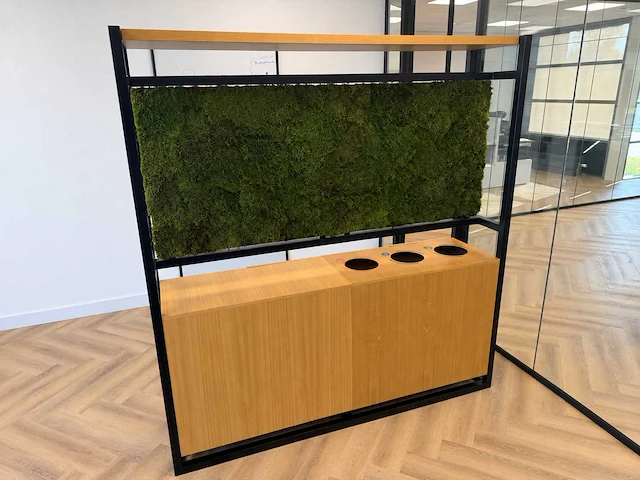 Kantoor roomdivider 188x45x200 cm - afbeelding 1 van  15