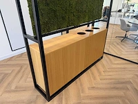 Kantoor roomdivider 188x45x200 cm - afbeelding 9 van  15