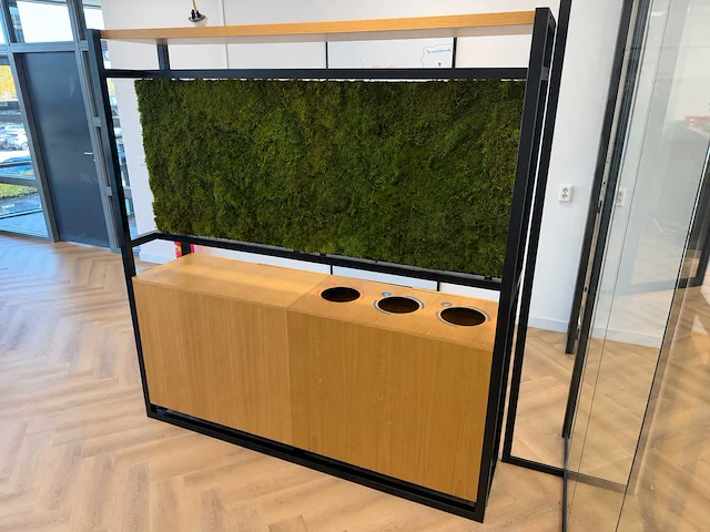 Kantoor roomdivider 188x45x200 cm - afbeelding 10 van  15