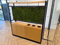 Kantoor roomdivider 188x45x200 cm - afbeelding 10 van  15