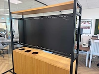 Kantoor roomdivider 188x45x200 cm - afbeelding 15 van  15
