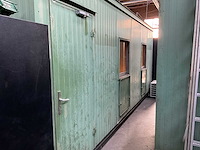 Kantoorunit 20ft v.v. aircounit, 1 loopdeur, 5 ramen, schakelkast - afbeelding 3 van  7