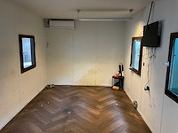 Kantoorunit 20ft v.v. aircounit, 1 loopdeur, 5 ramen, schakelkast - afbeelding 4 van  7