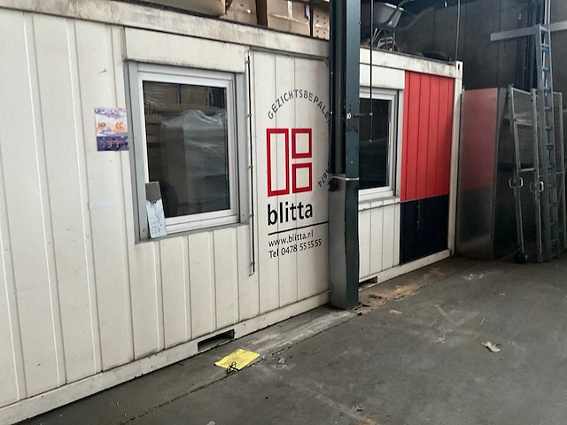 Kantoorunit 20ft. v.v. ramen + rolluik - afbeelding 2 van  8