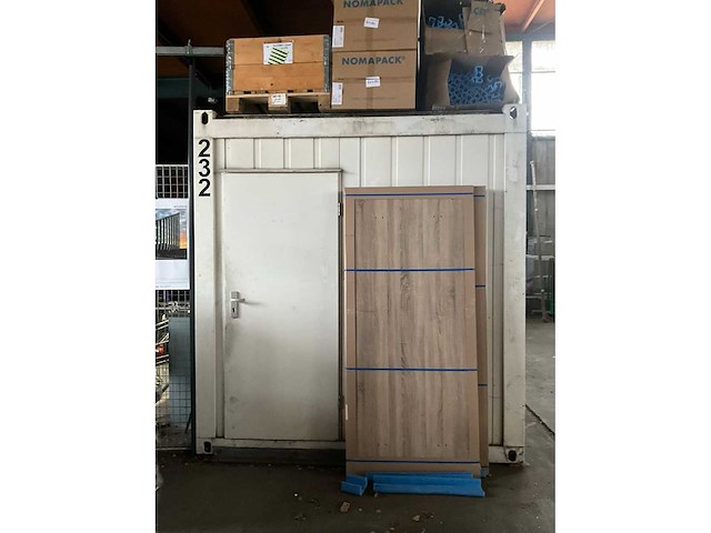 Kantoorunit 20ft. v.v. ramen + rolluik - afbeelding 5 van  8