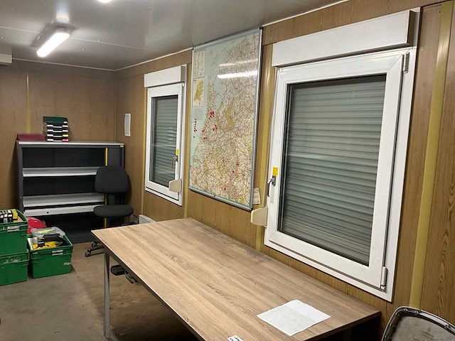 Kantoorunit 20ft. v.v. ramen + rolluik - afbeelding 6 van  8