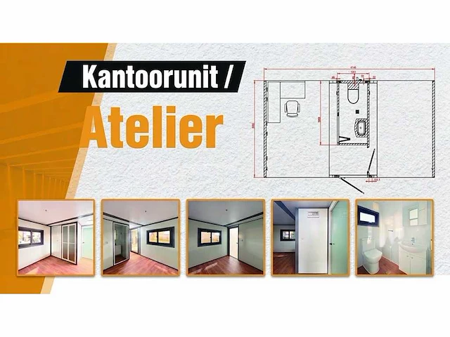 Kantoorunit / atelier - afbeelding 5 van  13