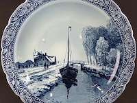 Kapitale delfstblauwe schotel - afbeelding 2 van  5