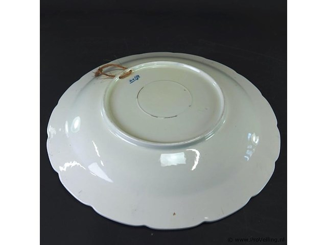 Kapitale delfstblauwe schotel - afbeelding 4 van  5