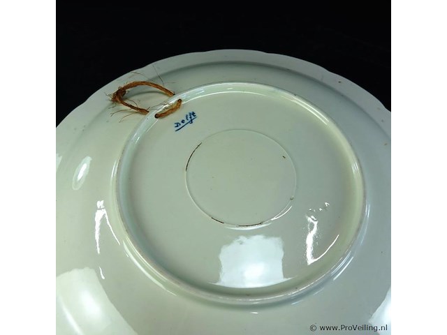 Kapitale delfstblauwe schotel - afbeelding 5 van  5