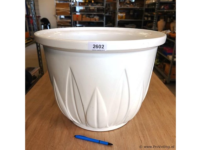 Kapitale w. germany aardewerk bloempot - afbeelding 1 van  5