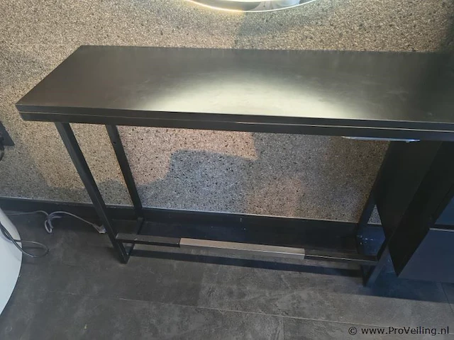 Kappers wandkaptafel incl. föhnhouder - afbeelding 1 van  5